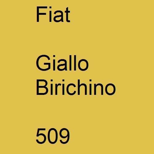 Fiat, Giallo Birichino, 509.